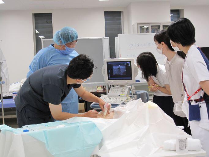 PICC挿入　手技練習